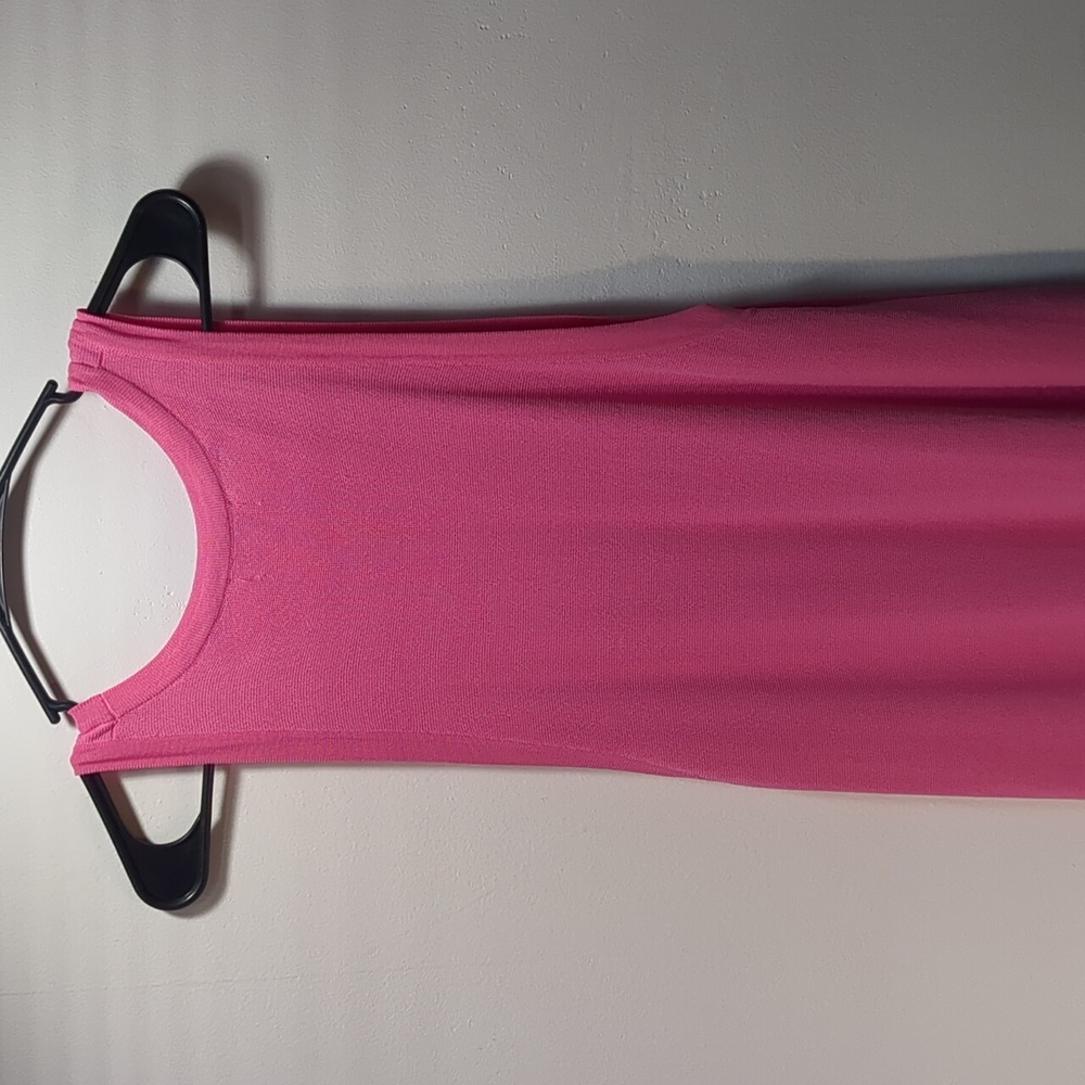 Sleeveless Pink Maxi Dress - Picture 6 of 10